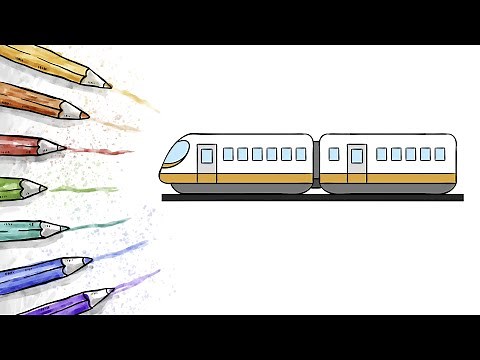 How to draw a train step by step. Drawing a train tutorial