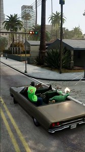 CJ COM SUA GANG CAUSANDO O CAOS EM LOS SANTOS 😱🔥 #CJ #GTASanAndreas #GTA #LosSantos #Shorts