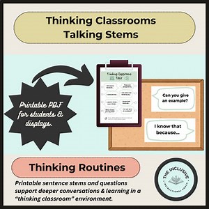 Thinking Classrooms Talking Stems