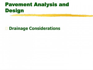 Pavement Analysis and Design - SlideServe