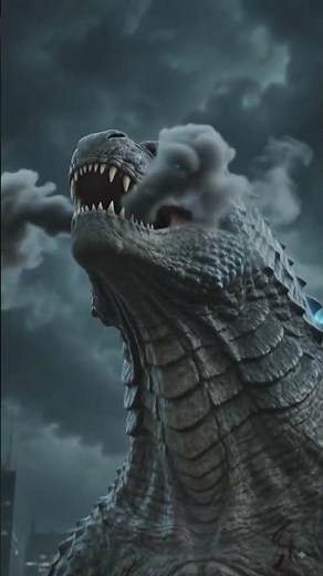 angery godzilla 😱😱#viral #cartoon #funny
