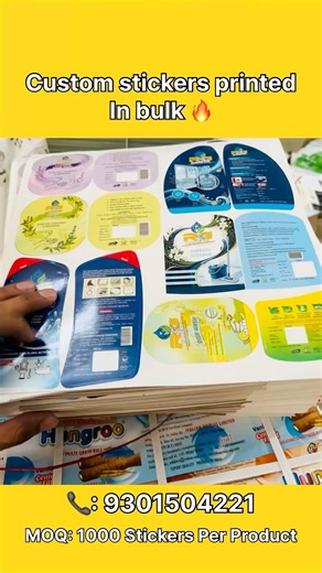 Custom Stickers Printed in Bulk | High Quality Sticker & Label Printing