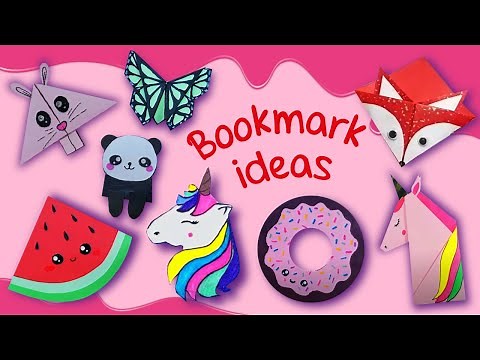 20 DIY BOOKMARK IDEAS - SCHOOL SUPPLIES - BACK TO SCHOOL HACKS - Origami Tricks - Easy Paper Crafts