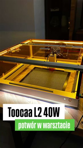 Laser toocaa L2 40w #diy #lasercutting #ozdoby #garage