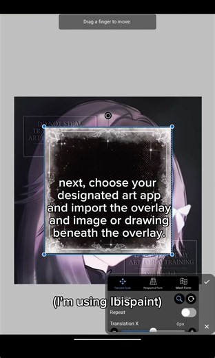 how to get this cool overlay effect #art