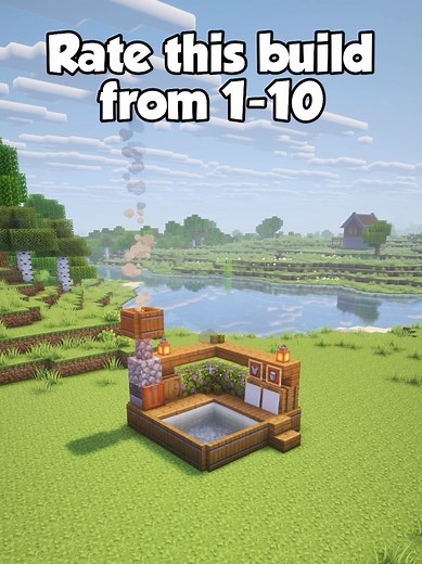Creating a Cozy Hot Jacuzzi in Minecraft