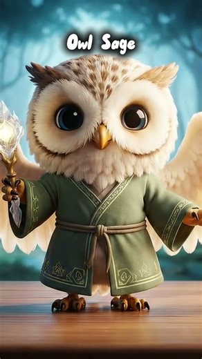 Tiny Chibi Animals Transform into Legendary Adventurers ✨🦉🐼🦦 | Cute 3D Animation Shorts Vol.3