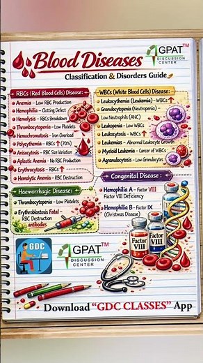 Blood Diseases Made Easy | Classification & Disorders Guide | Quick Revision