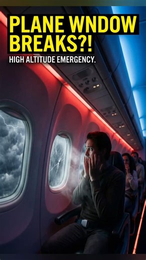 Airplane Window Breaks Mid-Air… Then What Happens?