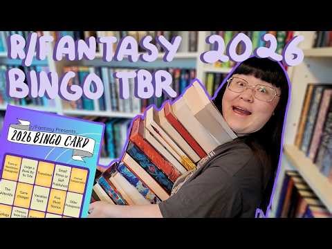 r/Fantasy 2026 Bingo Challenge TBR 🌸