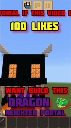 🔥Minecraft ender dragon neither portal 🐲😎#minecraft #shorts #viral