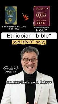 WHY THE ETHIOPIAN BIBLE IS NOT THE ORIGINAL BIBLE. Most people don’t know this, so let me make it s