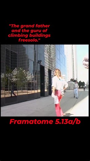 Alain Robert | Legendary Free Solo Climber on Instagram: "Being the grand father and the guru of climbing buildings freesolo is rather a great compliment as I'm still alive after dedicating more than 50 years of my life climbing freesolo on rocks and on buildings with more than 200 buildings all over the world but also the 1st 5.13d in the climbing history. An extract of the podcast @climbinggold I have recorded two weeks ago with @alexhonnold who will be climbing live and freesolo on @netflix t