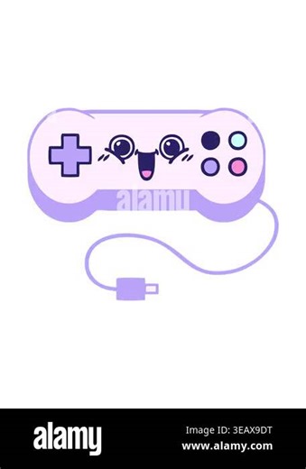 shivering motion animation of cartoon of a game controller Stock Video Footage - Alamy