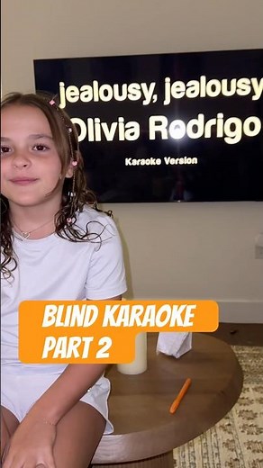 Blind Karaoke Challenge 🎤😆 - Part 2 #shorts #karaoke #challenge