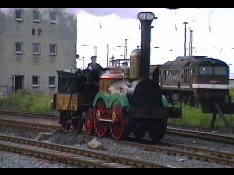"Saxonia" die erste in Deutschland gebaute Dampflokomotive Deutsche Reichsbahn-Museumsdampflok