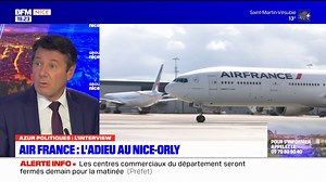 💬 Christian Estrosi (@cestrosi), maire (Horizons) de Nice, réagit sur BFM Nice Côte d'Azur à la potentielle disparition de la ligne Air France Nice-Orly, remplacée par le low-cost Transavia | BFM Nice Côte d’azur