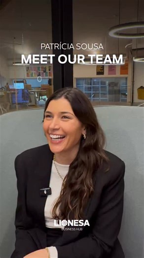 Lionesa Business Hub on Instagram: "Meet Our Team | Patrícia Sousa ✨ Community, Mood Lab & Brand Strategy Manager da Lionesa Real Estate A Patrícia transforma ideias em iniciativas e eventos que promovem bem-estar, saúde e felicidade no nosso campus. Constrói parcerias, apoia as empresas e garante que cada projeto ganha vida. 📹 Descobre mais no vídeo. #lionesabh #meetourteam #team #work #employerbranding"