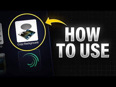 How To Use Copy Background Effect in Alight Motion