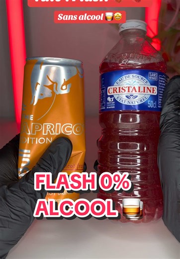 Meilleur Flash sans Alcool : Goût Abricot Fraise