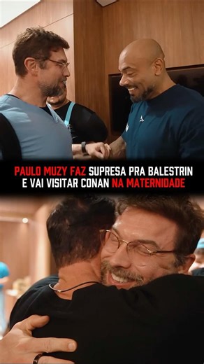 Muzy made a surprise visit to Conan at the maternity ward #renatocariani #juliobalestrin #paulomu...