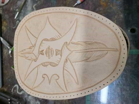 Moab Rock Art Belt • Leathercraft LIVE