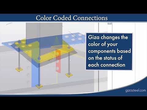 Connection Design with GIZA Software and Tekla Structures