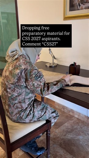 Dr. Hajra Niaz Khan | As Ramadan is coming, I am giving free CSS material to the CSS 2027 aspirants, comment now As there are too many comments: I am dropping... | Instagram