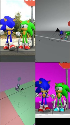 Breakdown SONIC DO NOT CROSS THE STREET! #funnyshorts