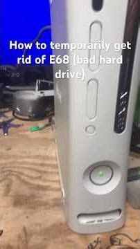 Does your Xbox 360 have a bad hard drive? (E68) Try this! #xbox #xbox360 #redring #nxedashboard