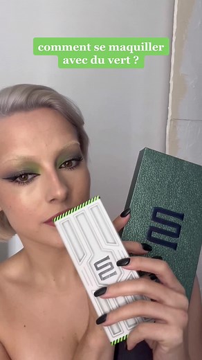 Pour tous les green lovers 💚 La palette Mission Triple-X est faite pour vous. Dispo sur martinecosmetics.com ✨ @Sarah #martinecosmetics #veganmakeupbrand #crueltyfreebeauty #missiontriplex #greenmakeup