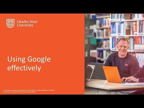 Using Google effectively