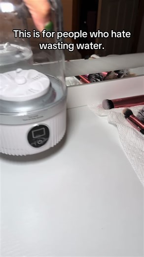 Effortless Brush Cleaning with a Mini Washer
