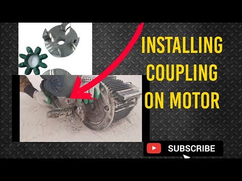 How to install Coupling on Motor Shaft | Procedure | Flexible Coupling