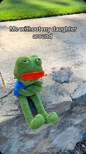 🥺🥺 Get our Relatable Pepe Frog from the link in our bio 💙 . . . . . #daughter #motherdaughter #fatherdaughter #fatherdaughterlove #relatable #withoutyou #heartbroken #missedyou #lonely #plushie | Relatable Pepe