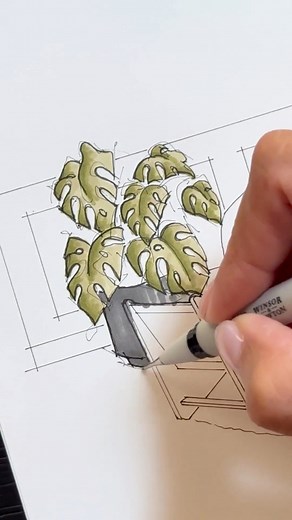 How to draw plants with Promarkers 🌿 Few things compare to the excitement of getting that depth and detail just right in your art. We’re watching @sketchsssss show us how to use layering for the perfect botanical greens! Tips for creating lush shades:- Layering for definition: Start light and build your shadows using shades like Khaki and Olive Green- Embrace the flow: The alcohol-based colour dries quickly and evenly to a streak-free finish. Focus on the satisfying feel of the marker gliding a