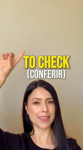 Let’s conjugate the verb “TO CHECK” together! 🤩✨ (Vamos conjugar o verbo “TO CHECK” juntos!) #learnenglish #aprenderingles #english #esl #verbsinenglish ##foryoupage #foryou #viral