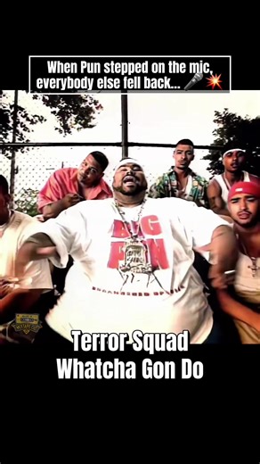 Big Pun came in swinging on Whatcha Gon Do — raw energy, rapid-fire bars, and pure Bronx aggression. This was Terror Squad at full force, with Pun reminding everyone why his presence alone shifted the room. Loud, confident, and unapologetic. This wasn’t just a verse — it was a warning. 🐂🔥 #MixtapeOG #BigPun #TerrorSquad #HipHop #Nostalgia