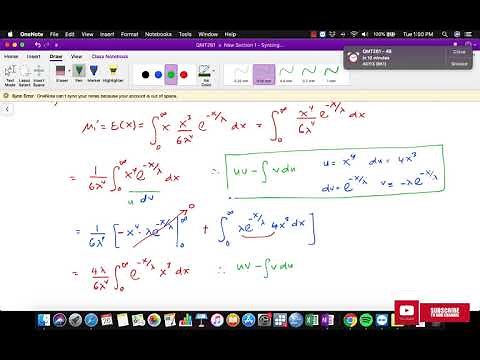 Example method of Moment- Gamma Distribution