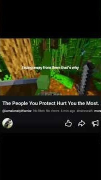 The Feeling You've After Your Best Friend Betrays you #minecraft #hopecore #viral #deep #shorts