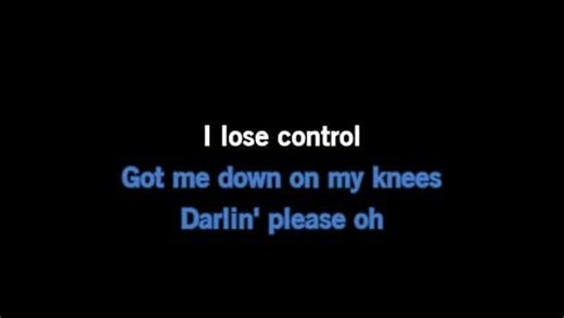 Karaoke Lose Control (live) - Teddy Swims - CDG, MP4, KFN - Karaoke Version