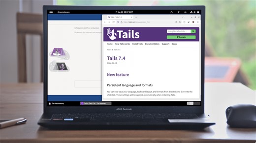 Anonymizing Linux: Tails 7.4 corrects minor issues
