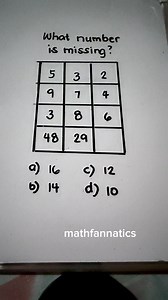 280K views · 666 reactions | What number is missing? What is your answer? #mindexercise #learning #pattern #reasoning | Math Fannatics | Facebook