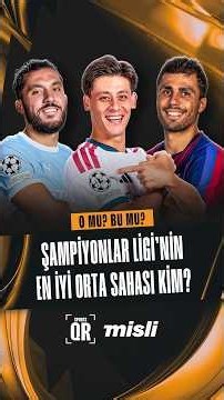 🏆 Şampiyonlar Ligi’nin En İyi Orta Sahası Kim?