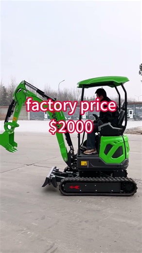 JL18 mini excavator for sale! New year, new look! Quickly add a new companion to your yard!