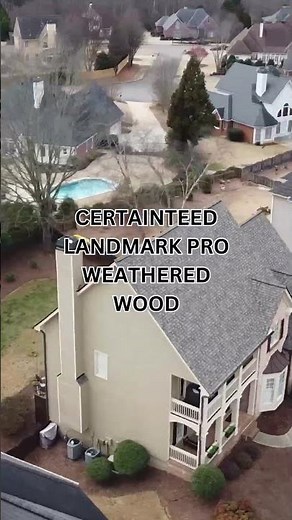 CertainTeed Landmark Pro Weathered Wood #roofing #roof #highroof #gafroofing #construction