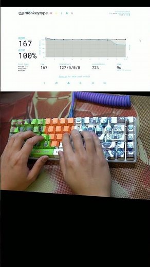 Drop's new Holy Panda X Switches Typing Test