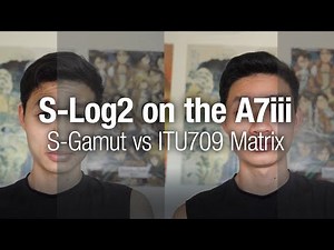 A7iii S-Log2 Color Mode Test | S-Gamut vs ITU709 Matrix