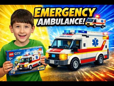LEGO City 60451 Emergency Ambulance Build 🚑 | Full Step-by-Step Tutorial