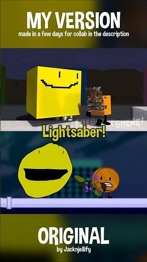 BFDIA 6 fight, reanimated in 80 hours #bfdi #bfdia